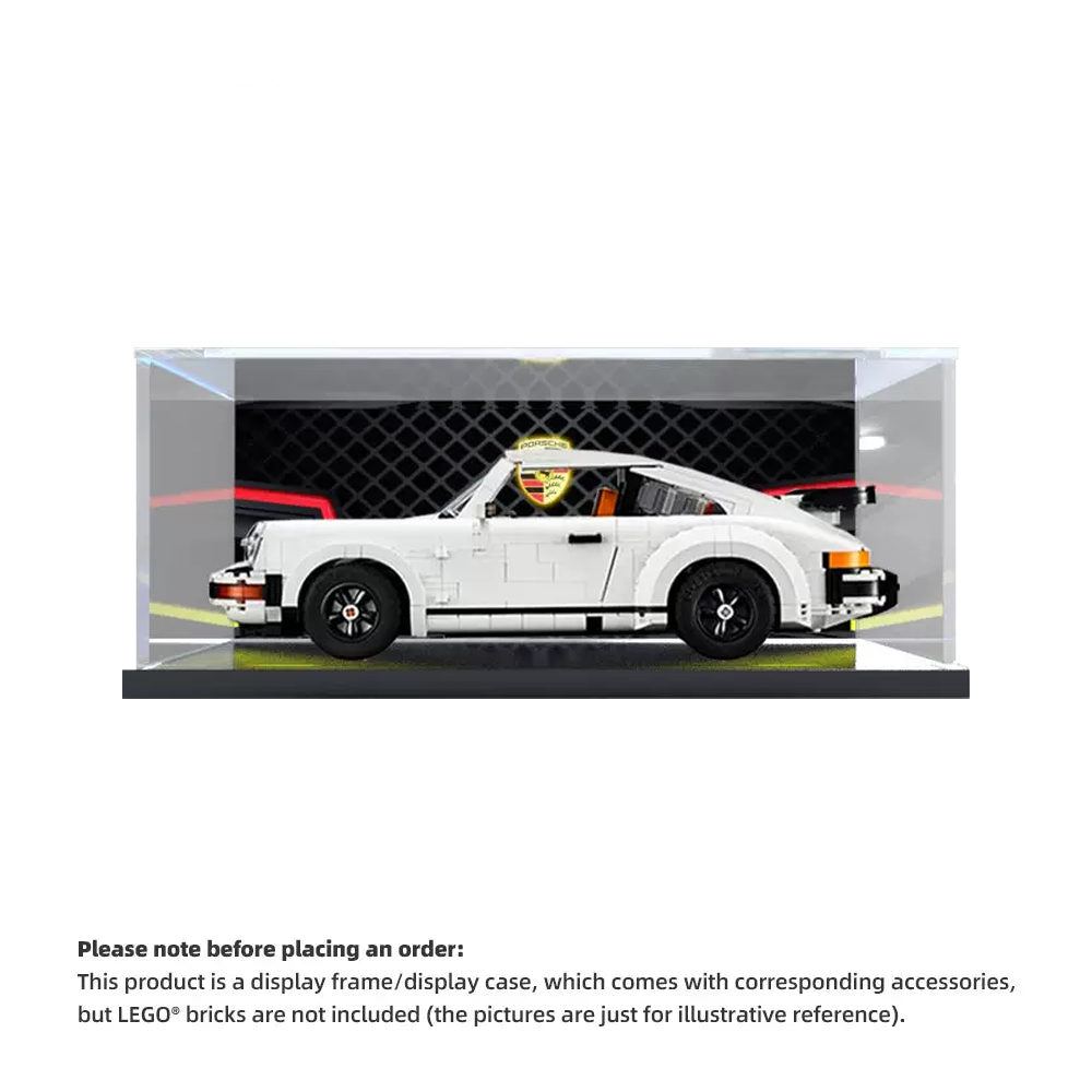 Display Case for LEGO® 10295 Porsche 911 – Fits Icons Series Collector Cars