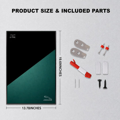 Wall Display Frame For Lego 11381 ICONS JAGUAR E-TYPE(Model not included)