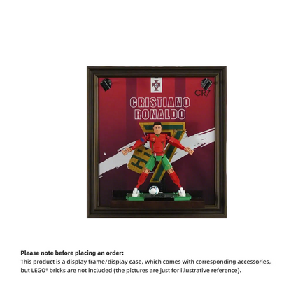 Wall Display Frame for LEGO® Editions Cristiano Ronaldo – Soccer Legend (43016)