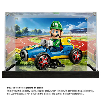Display Case for LEGO® 72050 Luigi & Mach 8 – Mario Kart™