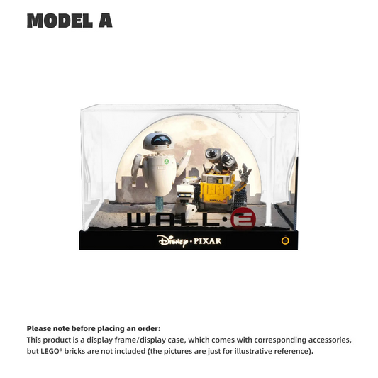 【DESIGNER EDITION】DISPLAY CASE FOR LEGO 43279 WALL‑E & EVE