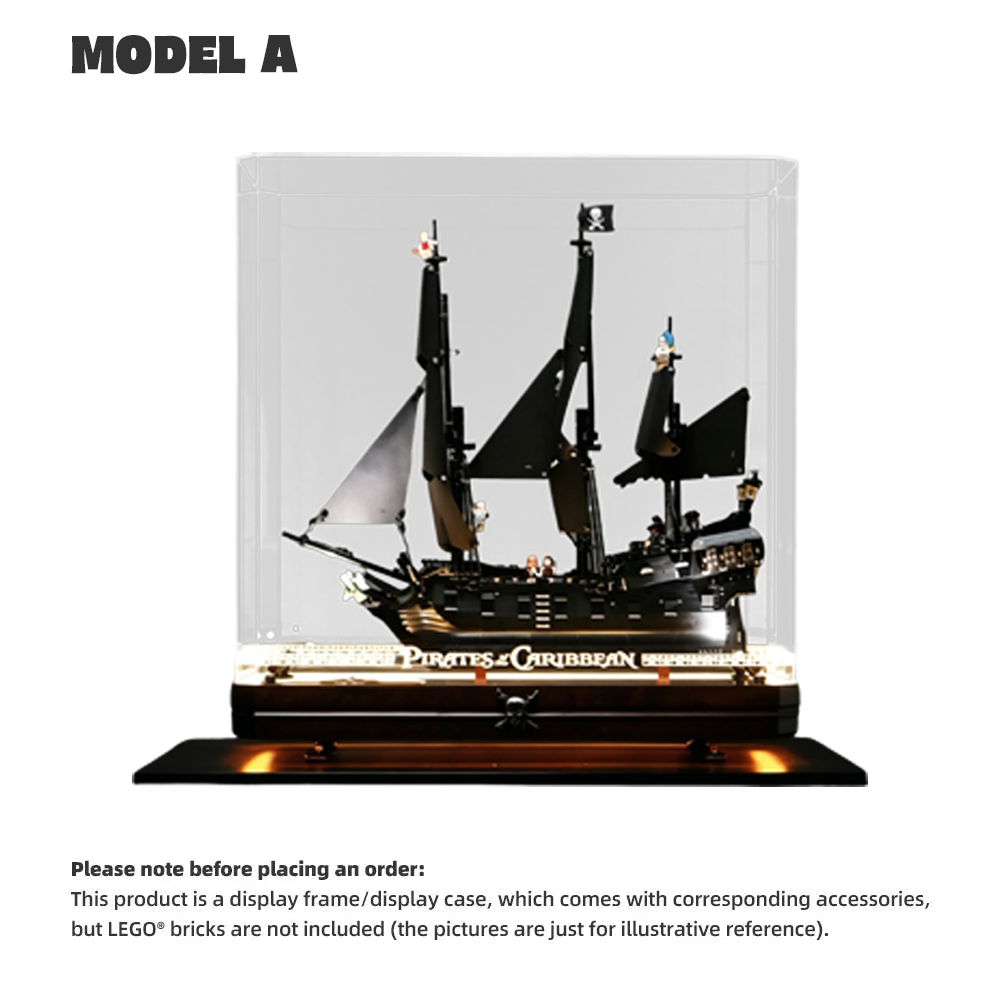 【DESIGNER EDITION】LED DISPLAY CASE FOR LEGO 10365 CAPTAIN JACK SPARROW'S PIRATE SHIP