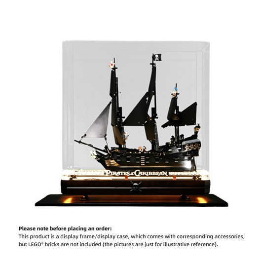 【DESIGNER EDITION】LED DISPLAY CASE FOR LEGO 10365 CAPTAIN JACK SPARROW'S PIRATE SHIP