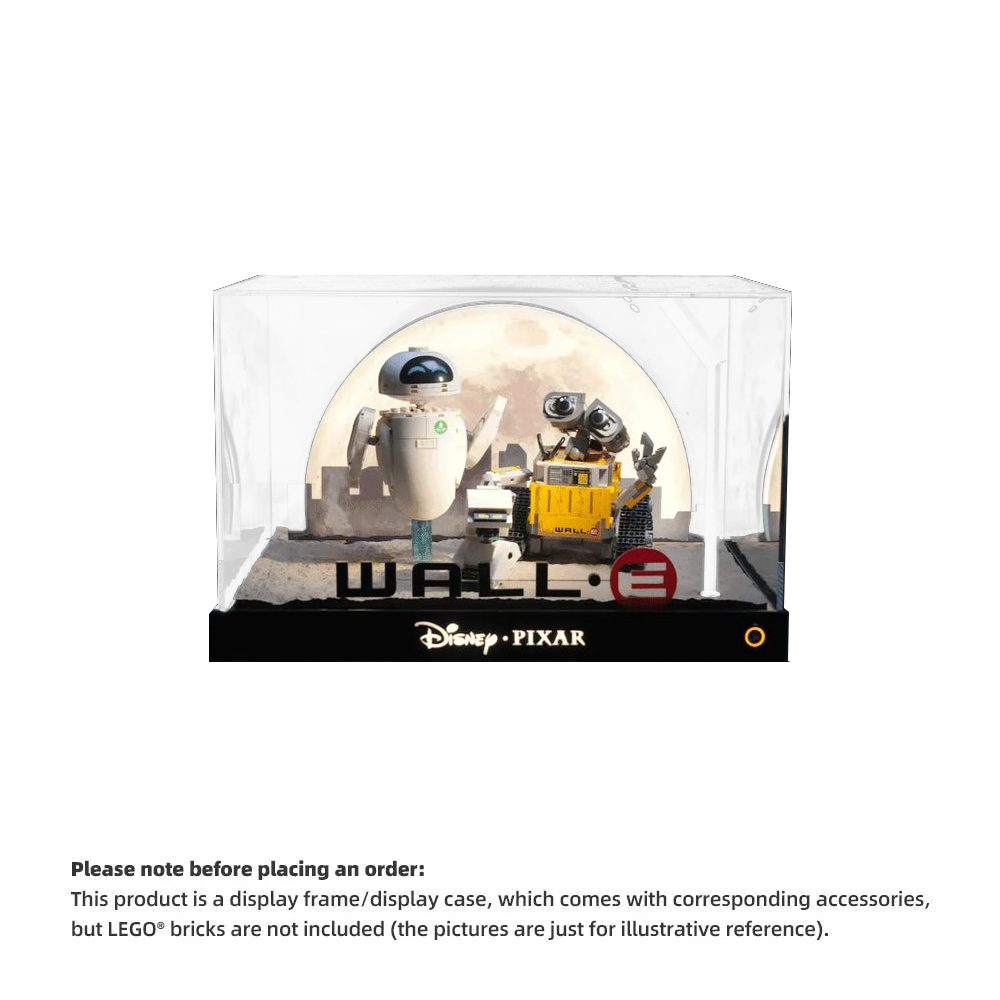 【DESIGNER EDITION】DISPLAY CASE FOR LEGO 43279 WALL‑E & EVE