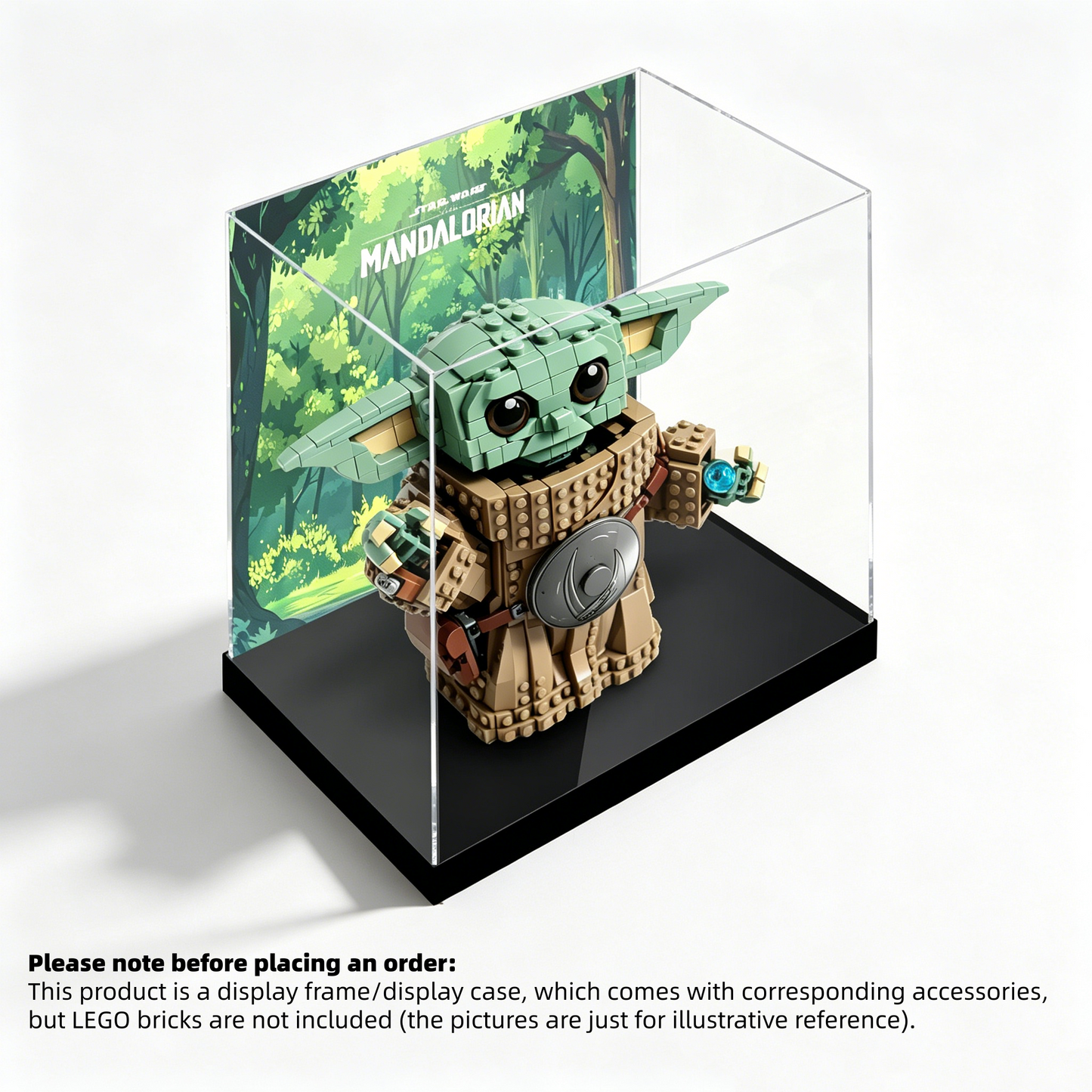 Display Case for LEGO® Star Wars™ Grogu™ (Mandalorian Apprentice) – Set 75446