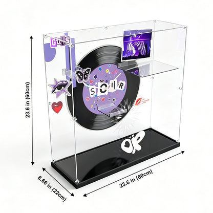 Display Case for LEGO® Editions 43031 Olivia Rodrigo's Dual Guitar