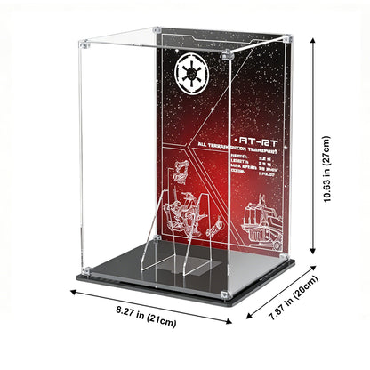 Display Case for LEGO® Star Wars™ Imperial Remnant AT-RT Driver Helmet – Set 75458