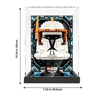 Display Case for LEGO® Star Wars™ Commander Cody Helmet – Set 75350