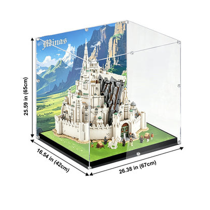 Display Case for LEGO® 11377 Minas Tirith – The Lord of the Rings™