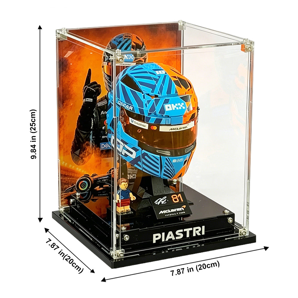 Display Case for LEGO® Editions F1 Helmets