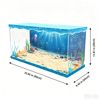 Display Case for LEGO® Icons 11386 SpongeBob SquarePants™ – Bikini Bottom