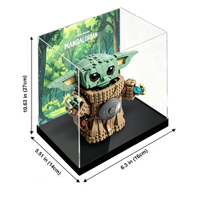 Display Case for LEGO® Star Wars™ Grogu™ (Mandalorian Apprentice) – Set 75446