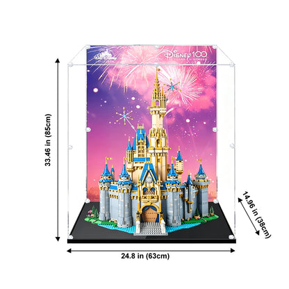 Display Case for LEGO® Disney™ 43222 Disney Castle