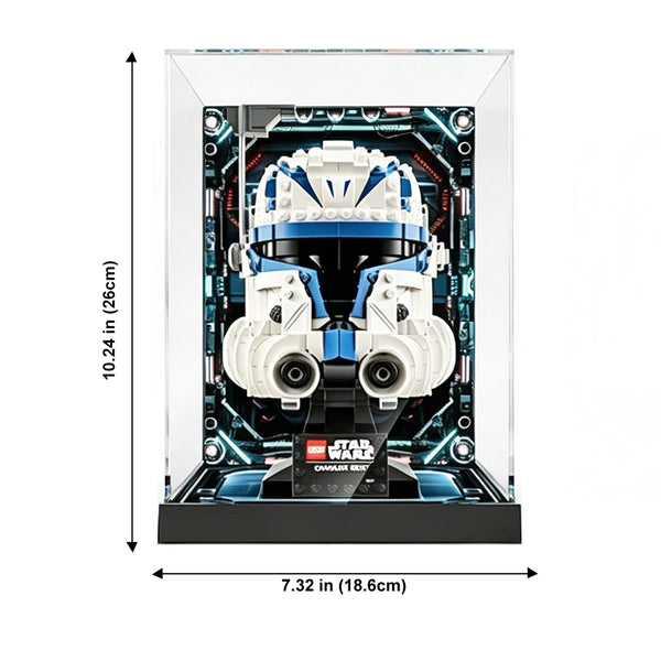 Display Case for LEGO® Star Wars™ Captain Rex Helmet – Set 75349