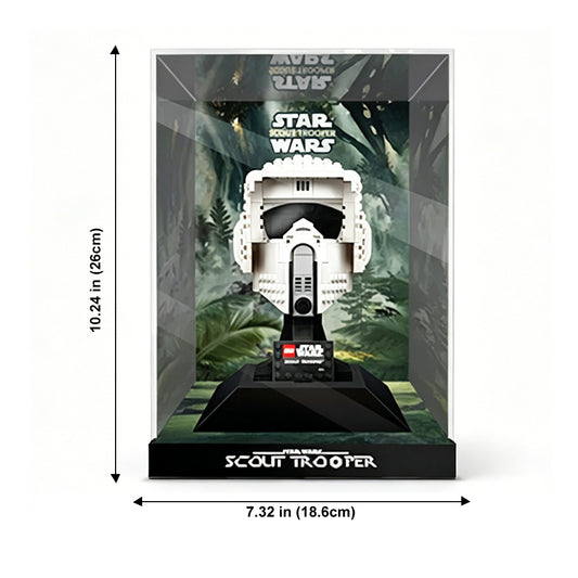 Display Case for LEGO® Star Wars™ Scout Trooper Helmet – Set 75305