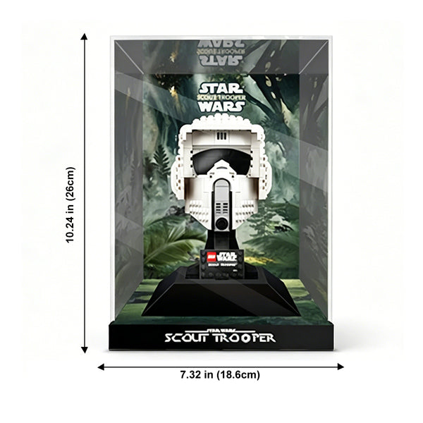 Display Case for LEGO® Star Wars™ Scout Trooper Helmet – Set 75305