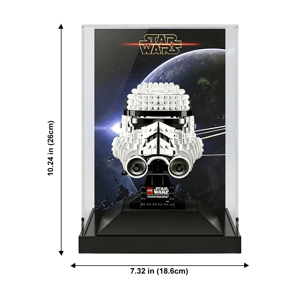 Display Case for LEGO® Star Wars™ Stormtrooper Helmet – Set 75276