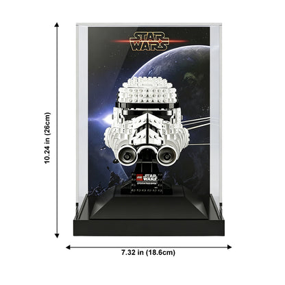 Display Case for LEGO® Star Wars™ Stormtrooper Helmet – Set 75276