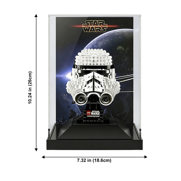 Display Case for LEGO® Star Wars™ Stormtrooper Helmet – Set 75276