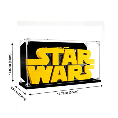 Display Case for LEGO® Star Wars™ Brick-Built Logo – Set 75407