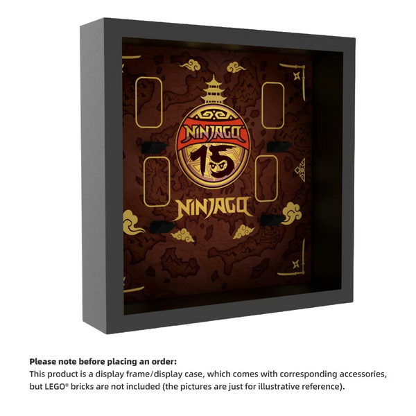 Display Case for LEGO® NINJAGO 15th Anniversary Minifigure