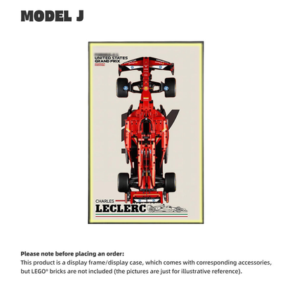 CAR DISPLAY FRAME FOR LEGO® TECHNIC™ FERRARI F1 SF24 42207.