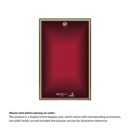 Wall Display Frame For  Alfa Romeo F1 Moc(Model Not Included)