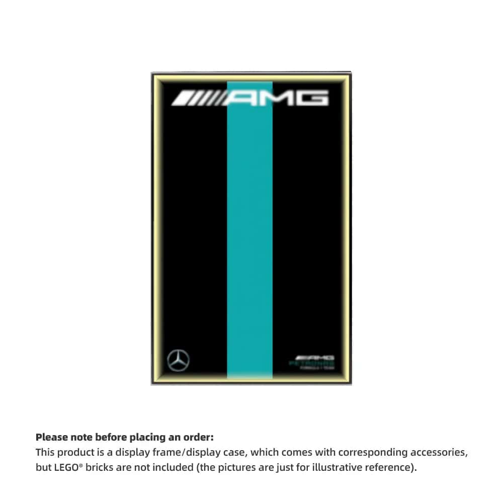 Wall Display Frame For LEGO® TECHNIC™ Mercedes AMG F1 42171(Model Not Included)