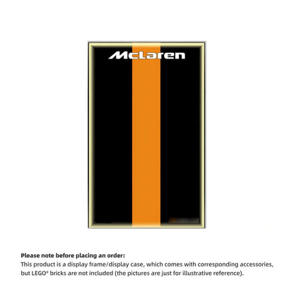 Wall Display Frame For LEGO® TECHNIC™ 42228 McLaren MCL39 F1® Car(Model Not Included)