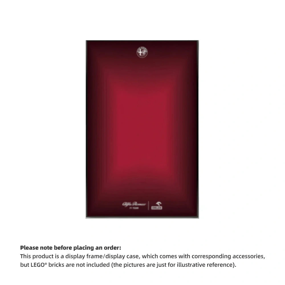 Wall Display Frame For  Alfa Romeo F1 Moc(Model Not Included)