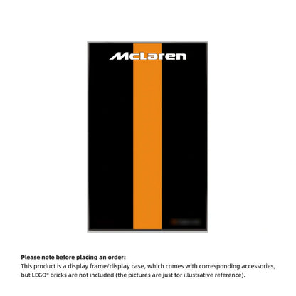 Wall Display Frame For LEGO® TECHNIC™ 42228 McLaren MCL39 F1® Car(Model Not Included)