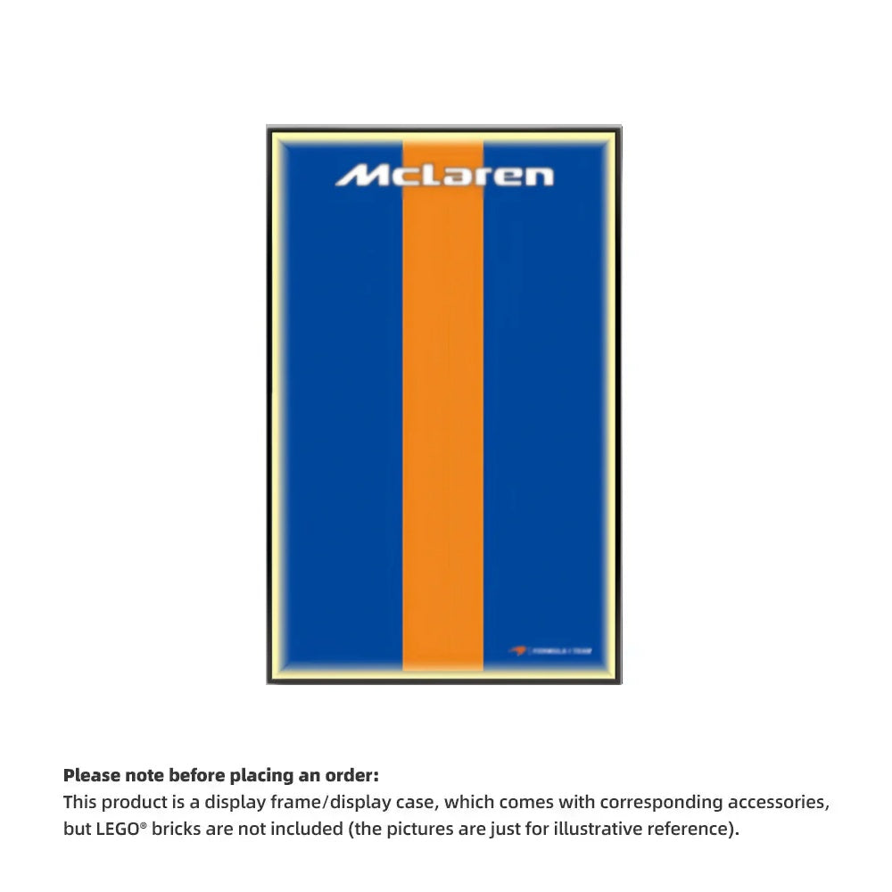 Wall Display Frame For LEGO® TECHNIC™ McLaren F1 42141 (Model Not Included)
