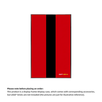 Wall Display Frame For LEGO® TECHNIC™ Ferrari F1 SF24 42207.(Model Not Included)