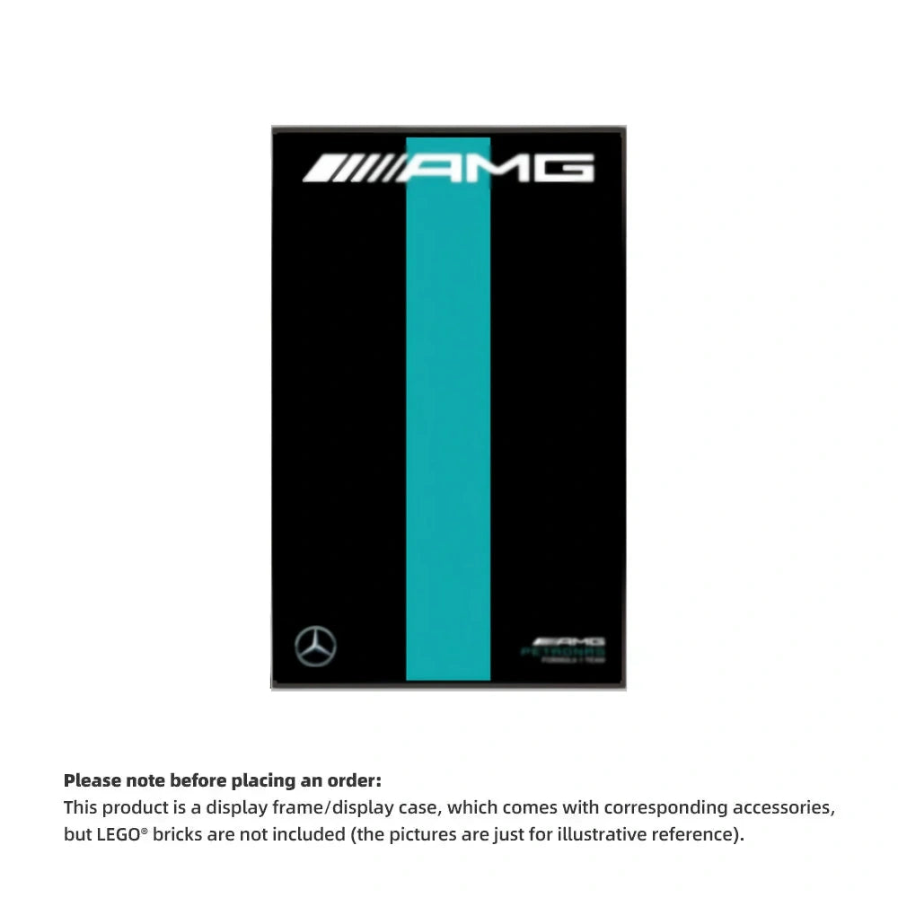 Wall Display Frame For LEGO® TECHNIC™ Mercedes AMG F1 42171(Model Not Included)