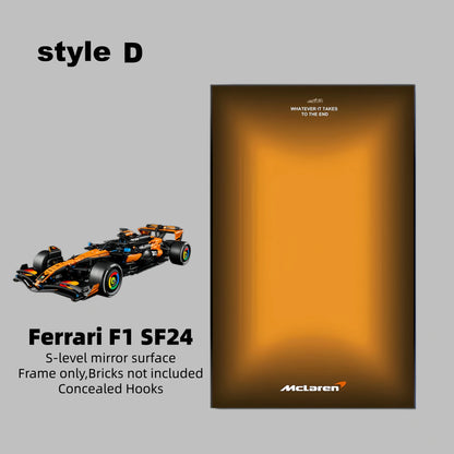 Wall Display Frame For LEGO® TECHNIC™ 42228 McLaren MCL39 F1® Car(Model Not Included)