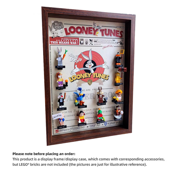 Display Case for LEGO® 71030 Looney Tunes Minifigures