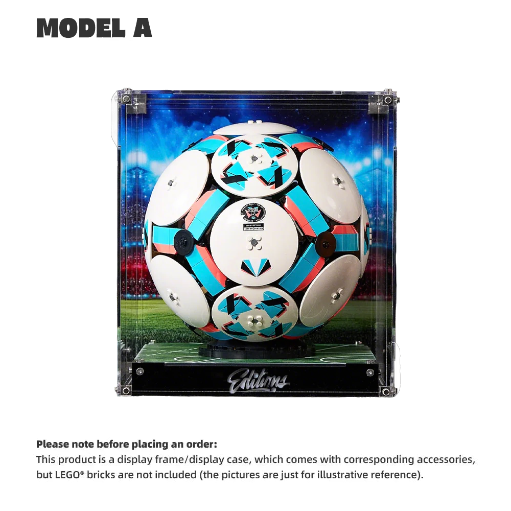 【PREMIUM】 Display Case For LEGO Editions 43019 Soccer Ball