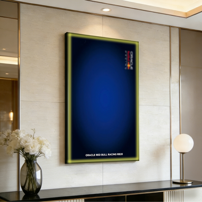 Wall Display Frame For LEGO® TECHNIC™ ORACLE RED BULL RACING RB20 F1 CAR 42206(Model Not Included)