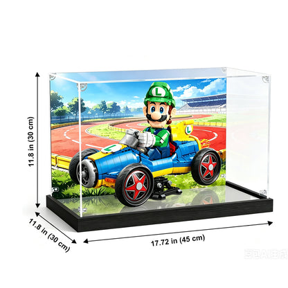 Display Case for LEGO® 72050 Luigi & Mach 8 – Mario Kart™