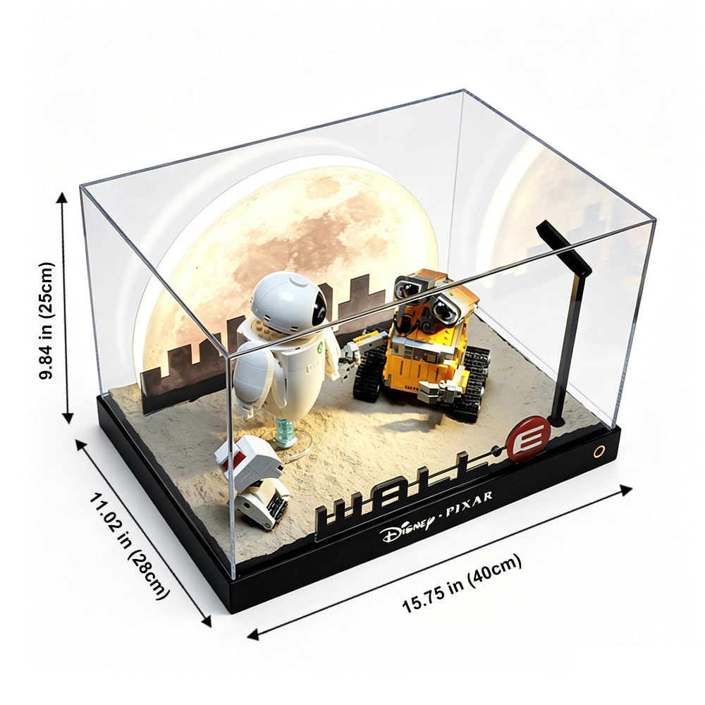 Display Case for LEGO 43279 WALL·E & EVE