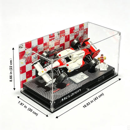 Display Case for LEGO® Icons 10330 McLaren MP4/4 F1 & Ayrton Senna