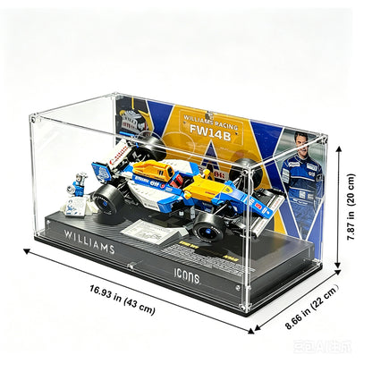 Display Case for LEGO® Icons 10353 Williams FW14B & Nigel Mansell
