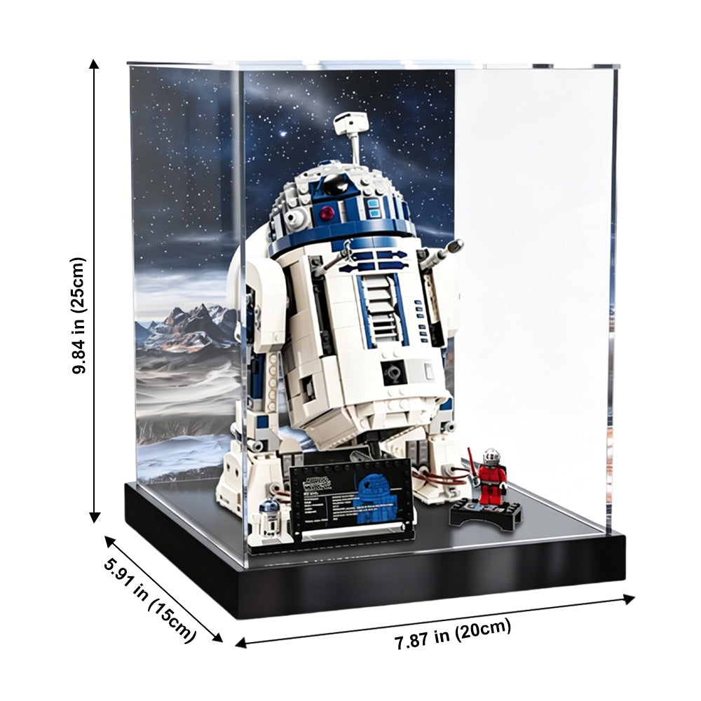 Display Case for LEGO® Star Wars™ R2-D2™ – Set 75379
