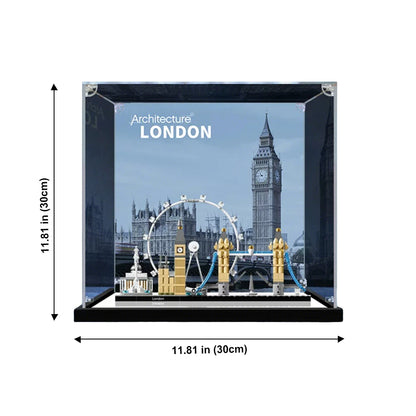 Ultra-High Translucent Acrylic Display Case for LEGO® Architecture Series 21034 London