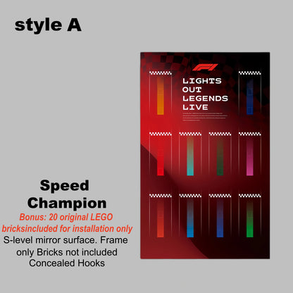 Car Display Frame for LEGO® Speed Champions f1 Series