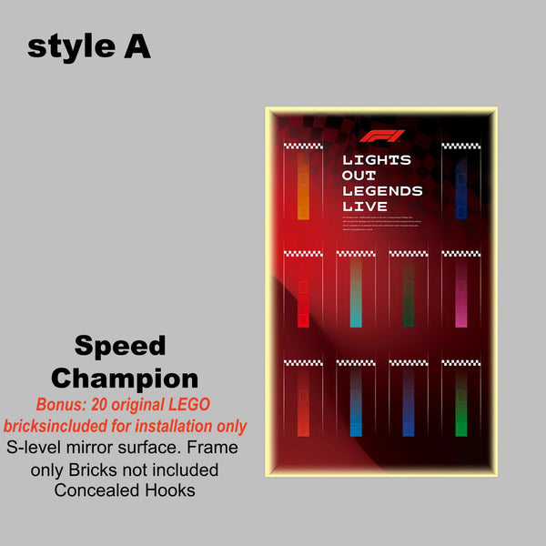 Car Display Frame for LEGO® Speed Champions f1 Series (Model not included)