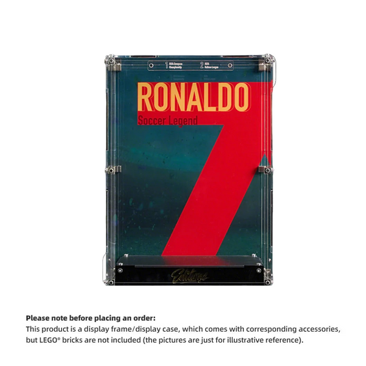 Display Case for LEGO® Editions 43016 Cristiano Ronaldo Soccer Legend