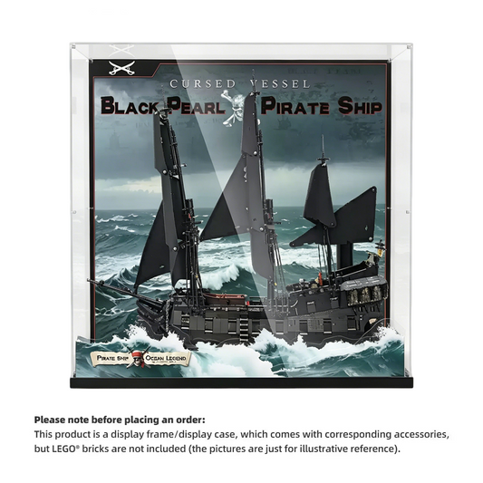 Display Case for LEGO 10365 Captain Jack Sparrow's Pirate Ship