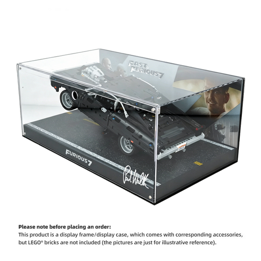 Display Case for LEGO® Technic™ 42111 Dom's Dodge Charger