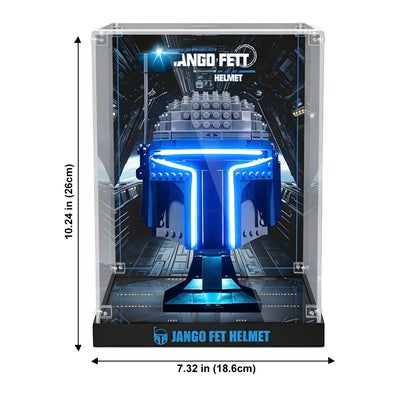 Display Case for LEGO® Star Wars™ Jango Fett’s Helmet – Set 75408